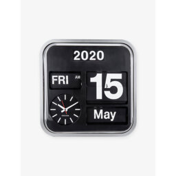 Karlsson Big Flip Silver Wall Clock