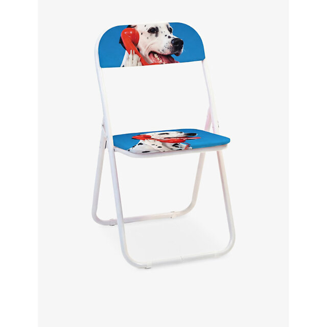 Seletti x Toiletpaper Magazine Dog Call Centre Metal Chair