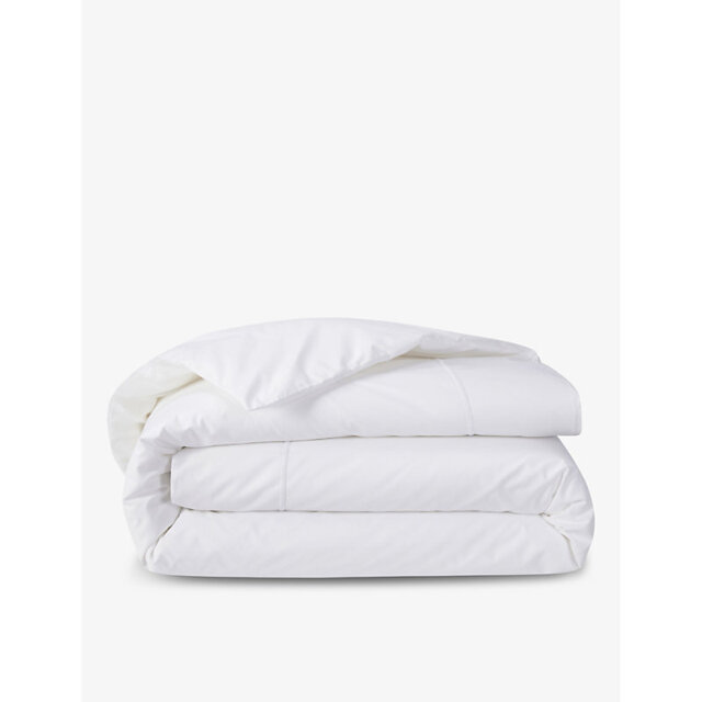 Yves Delorme Athena Bourdon-Stitch Lined Double Pima-Cotton Duvet Cover 200cm x 200cm - image 1