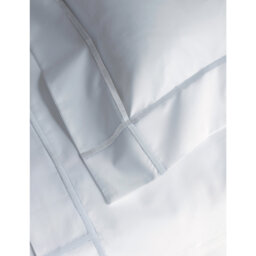 Yves Delorme Athena Bourdon-Stitch Lined Double Pima-Cotton Duvet Cover 200cm x 200cm - thumbnail 2