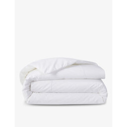 Yves Delorme Athena Bourdon-Stitch Lined Double Pima-Cotton Duvet Cover 200cm x 200cm - thumbnail 1