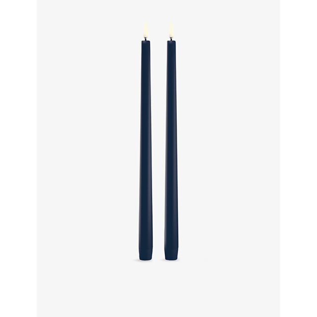 Uyuni Lighting Smooth Slim Taper LED Candle Pack Of Two