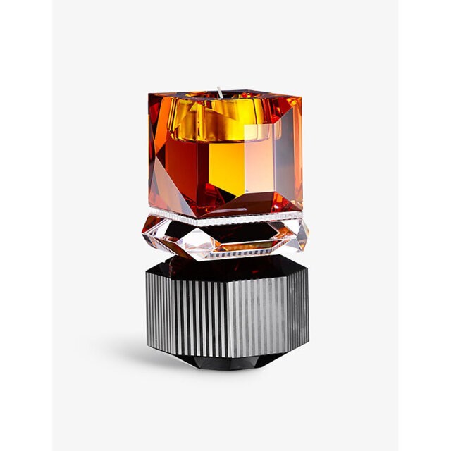 Reflections Copenhagen Dakota Two-Tone Crystal Candle Holder - image 1