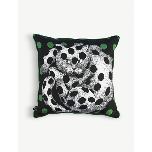 Fornasetti High Fidelity Silk Cushion 45cm x 45 cm - image 1