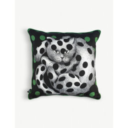 Fornasetti High Fidelity Silk Cushion 45cm x 45 cm