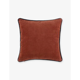 Lacoste L Velvet Square Cotton-Velvet Cushion Cover - thumbnail 2
