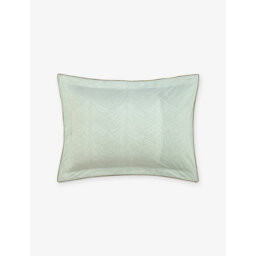 Yves Delorme Pollen Floral-Print Cotton-Batiste Oxford Pillowcase 50cm x 75cm - thumbnail 2