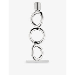 Christofle Vertigo 3-Ring Silver-Plated Candelabra 23cm - thumbnail 2