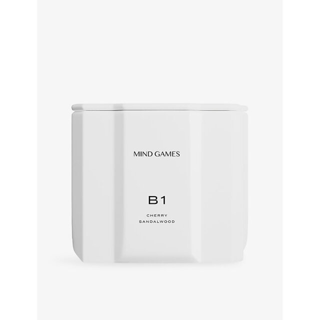 Mind Games B1 White King Cherry Sandalwood Scented Luxury Candle 283g - image 1