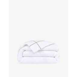 Yves Delorme Athena Kaki Cotton Duvet Cover