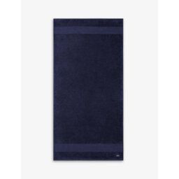 Lacoste Le Croco Logo-Embroidered Cotton Bath Towel 70cm x 140cm