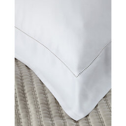 The White Company Connaught Cotton Silk Pillowcase 50X75cm - thumbnail 2