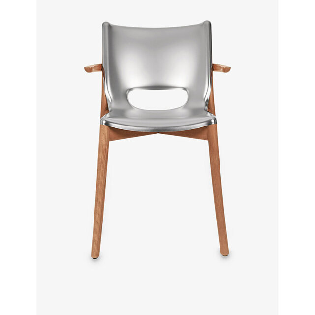Alessi Poêle Armrest Steel and Beech-Wood Chair - image 1