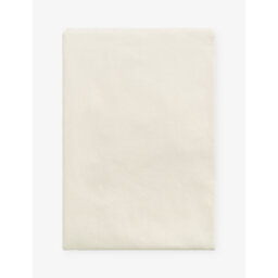 Tekla Percale Double Fitted Cotton Sheet