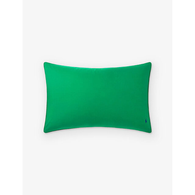 Ralph Lauren Home Polo Player Logo-Embroidered Standard Cotton Pillowcase 50cm x 75cm - image 1