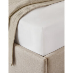 The White Company Symons Double-Cord Fitted Cotton Sheet