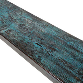 Long Bench in Blue Lacquer - thumbnail 3