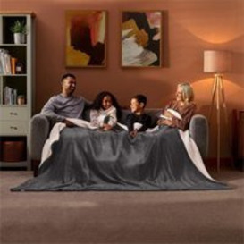 Silentnight Snugsie Giant Blanket - Charcoal