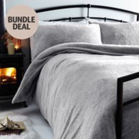 Silentnight Cosy Teddy Bundle - Electric Blanket, Snugsie Hoodie (Blush),  Duvet - Blush - Single by Silentnight | ufurnish.com