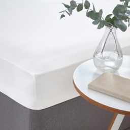Silentnight Cotton Rich Fitted Sheet - Silver - King