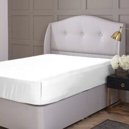 Silentnight 40cm Super Deep Fitted Sheet - White - King
