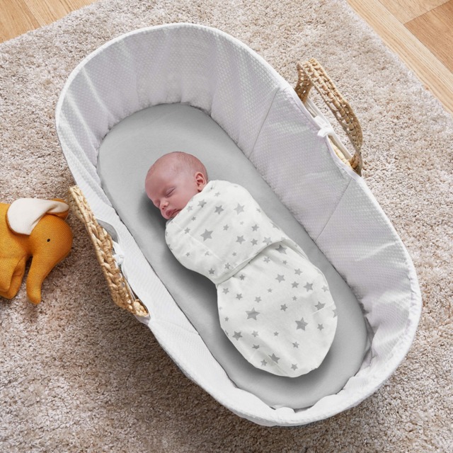 Silentnight Safe Nights Swaddle Blanket - Pink Star