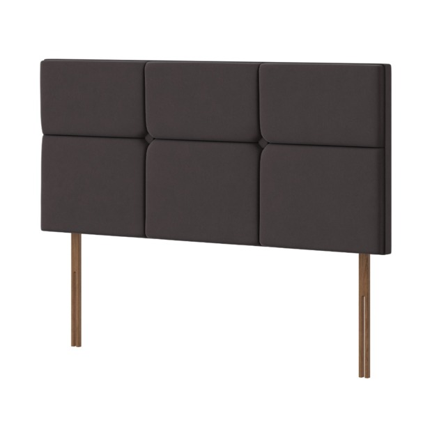 Silentnight Castello Headboard in Slate Grey, Single