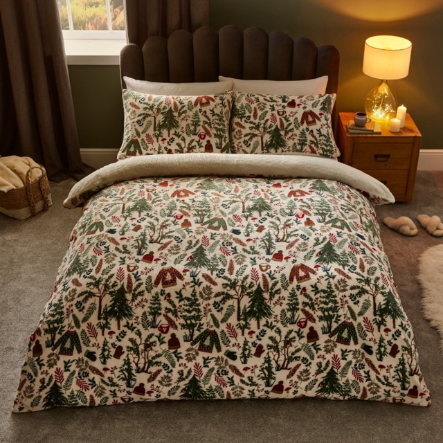 Silentnight Winter Wonderland Fleece Duvet Set - Single