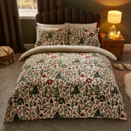 Silentnight Winter Wonderland Fleece Duvet Set - Single