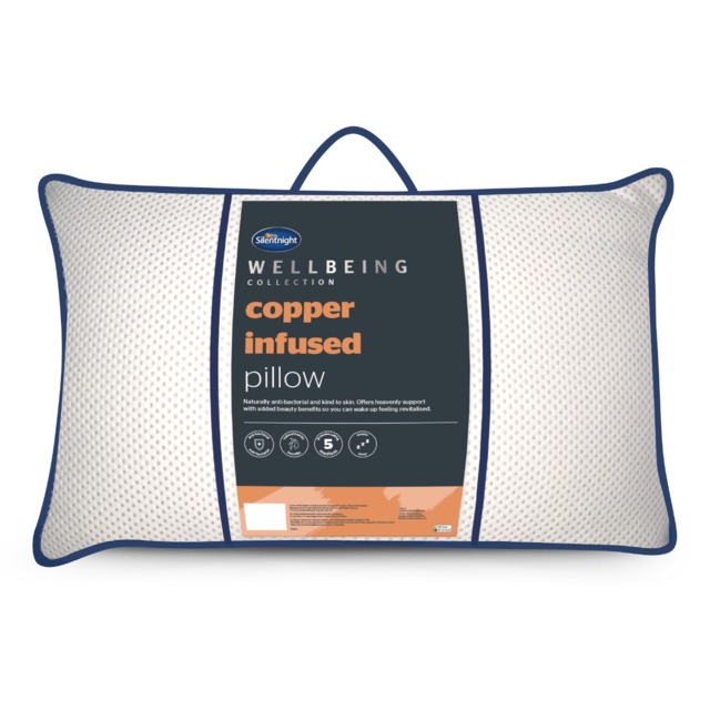 Silentnight Wellbeing Copper Pillow