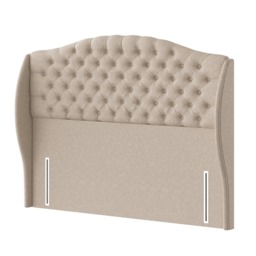Silentnight Richmond Headboard, Double, Sandstone