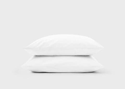 Cotton Percale Pillowcase Pair - 50x75cm / Cloud Grey