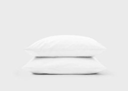 Cotton Percale Pillowcase Pair - 50x75cm / Pure White