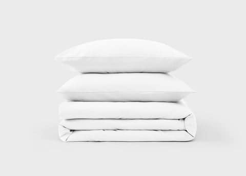 Brushed Tencel Bedding Set - Double / Light Cappuccino