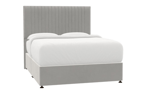 Camden Bed Silver Grey - Single / Bed Frame / Brushed Bronze