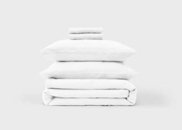 Cool Linen Bedding Bundle - Double / Dusty Rose