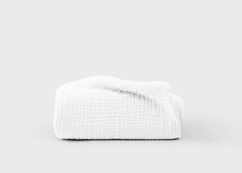 Soft Muslin Throw - XL: W284 x L240 (cm) / Sage Green
