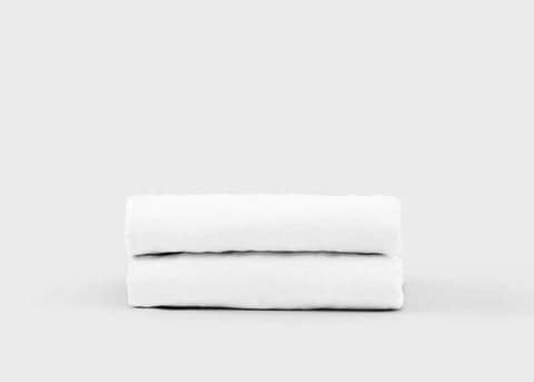 Cool Linen Fitted Sheet - Double / Midnight Blue