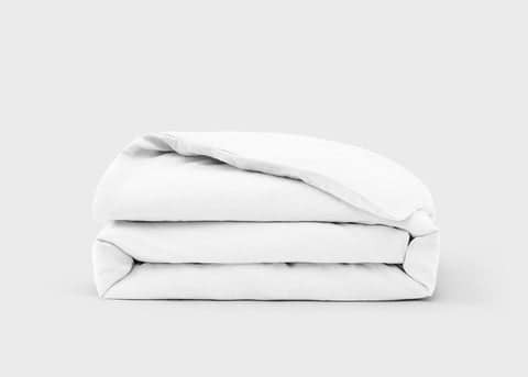 Cool Linen Duvet Cover - Super King / Pure White