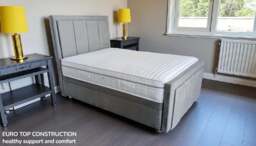 Sleep Harvester - ORTHOPLUS Ergopaedic® Euro Top - Orthopaedic Mattress UK - King (150 x 200 cm) / Very firm / Yes (+£45) - thumbnail 2