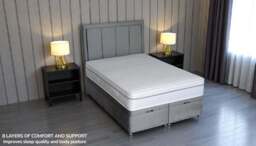 Sleep Harvester - ORTHOPLUS Ergopaedic® Euro Top - Orthopaedic Mattress UK - King (150 x 200 cm) / Very firm / Yes (+£45) - thumbnail 5