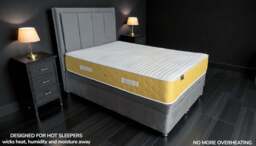 Sleep Harvester - ROVER 2000 Cooling Mattress - Heavy Duty Organic Tencel UK - Double (135 x 190 cm) / Very firm (Over 95 Kg) / No - thumbnail 3