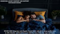 Sleep Harvester - ROVER 2000 Cooling Mattress - Heavy Duty Organic Tencel UK - Double (135 x 190 cm) / Very firm (Over 95 Kg) / No - thumbnail 6