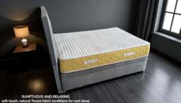 Sleep Harvester - ROVER 2000 Cooling Mattress - Heavy Duty Organic Tencel UK - Double (135 x 190 cm) / Very firm (Over 95 Kg) / No - thumbnail 5