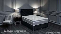 Sleep Harvester - PINNACLE 5000 Box Top Mattress - Heavy & Curvy Bodies UK - King (150 x 200 cm) / Soft (Under 95 Kg) / No - thumbnail 2
