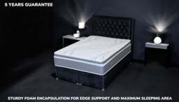 Sleep Harvester - CONFLUENCE 3000 Box Top Mattress - Comfort, Pressure Relief & Spinal Support - Double (135 x 190cm) / Very firm (for back & front sleepers) / Yes (+£45) - thumbnail 6