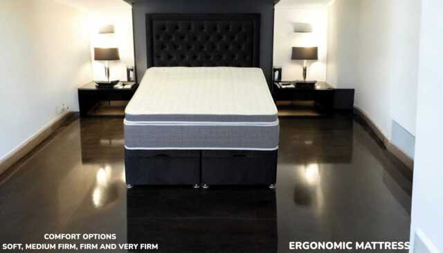 READER 1500 Box Top UK Mattress - Airpulse Medical Memory, Super King (180 x 200 cm) / Soft / No