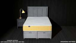 ROVER 2000 Cooling Mattress - Heavy Duty Organic Tencel UK, Super King (180 x 200 cm) / Firm (Over 95 Kg)