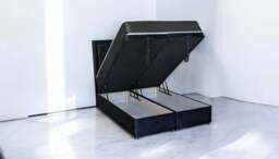 Sleep Harvester - ELIZA Ottoman End Lift Storage Bed - Space Saving UK - King (150 x 200 cm) / Yes / Coniston Blue - thumbnail 2