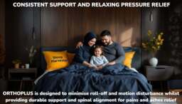 Sleep Harvester - ORTHOPLUS Ergopaedic® Euro Top - Orthopaedic Mattress UK - Double (135 x 190 cm) / Very firm / No - thumbnail 8